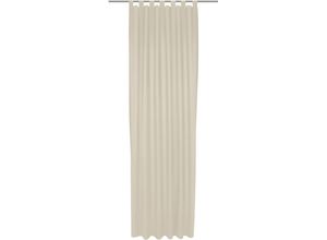 4004567406349 - Vorhang WIRTH Dim out beige Gardinen 275cm Schlaufen 142cm Polyester nach Maß B142cm H275cm