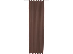 4004567408398 - Vorhang WIRTH Dim out Gardinen Gr 165 cm Schlaufen 142 cm braun Schlaufen nach Maß
