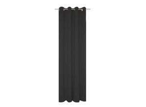 4004567410421 - Vorhang WIRTH Dim out schwarz Gardinen 305cm Ösen 142cm Polyester nach Maß B142cm H305cm