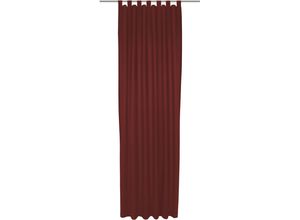 4004567412753 - Vorhang WIRTH Dim out rot Gardinen 205cm Schlaufen 142cm Polyester nach Maß B142cm H205cm