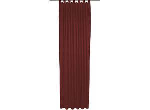 4004567412845 - Vorhang WIRTH Dim out Gardinen Gr 295 cm Schlaufen 142 cm rot Schlaufen nach Maß