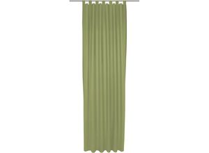 4004567414900 - Vorhang WIRTH Dim out grün Gardinen 195cm Schlaufen 142cm Polyester nach Maß B142cm H195cm