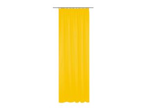 4004567415327 - Vorhang WIRTH Dim out Gardinen Gr 345 cm Kräuselband 142 cm gelb Kräuselband nach Maß