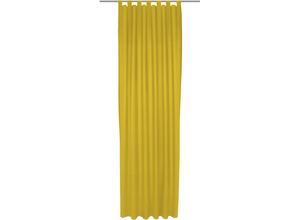 4004567416041 - Vorhang WIRTH Dim out gelb Gardinen 255cm Schlaufen 142cm Polyester nach Maß B142cm H255cm