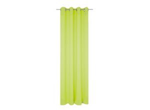 4004567416942 - Vorhang WIRTH Dim out grün (limone) Gardinen 345cm Ösen 142cm Polyester nach Maß B142cm H345cm