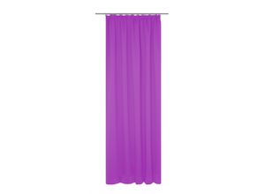 4004567418564 - Vorhang WIRTH Dim out Gardinen Gr 345 cm Kräuselband 142 cm lila Kräuselband nach Maß