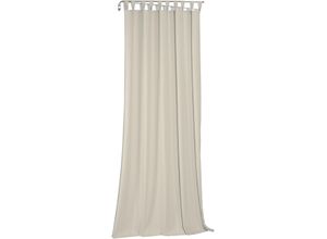 4004567424695 - Vorhang WIRTH Sunday Gardinen Gr 265 cm Schlaufen 142 cm beige Schlaufen nach Maß