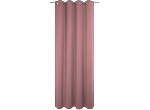 4004567425579 - Vorhang WIRTH Sunday rot Gardinen 335cm Ösen 142cm Baumwolle Polyester nach Maß B142cm H335cm 4004567425579 - Vorhang WIRTH Sunday rot Gardinen 335cm Ösen 142cm Baumwolle Polyester nach Maß B142cm H335cm