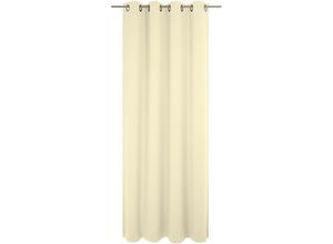 4004567427573 - Vorhang WIRTH Sunday Gardinen Gr 175 cm Ösen 142 cm beige (creme) Ösen nach Maß