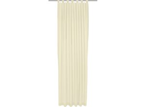 4004567427870 - Vorhang WIRTH Sunday beige (creme) Gardinen 205cm Schlaufen 142cm Baumwolle Polyester nach Maß B142cm H205cm