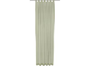 4004567430085 - Vorhang WIRTH Sunday grün (oliv) Gardinen 255cm Schlaufen 142cm Baumwolle Polyester nach Maß B142cm H255cm