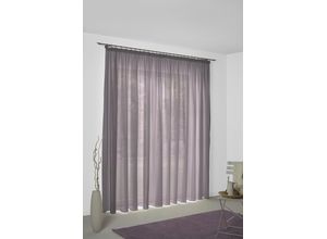 4004567432676 - Vorhang WIRTH Sunday lila B142cm H145cm Jacquard Baumwolle Polyester Gardinen nach Maß