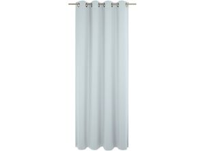 4004567435332 - Vorhang WIRTH Sunday blau B142cm H375cm Baumwolle Polyester Gardinen nach Maß