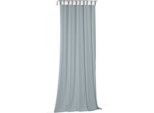 4004567440923 - Vorhang WIRTH Torbole Gardinen Gr 295 cm Schlaufen 132 cm blau Schlaufen nach Maß