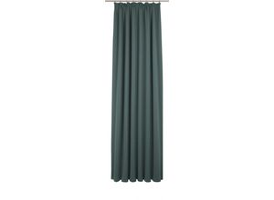 4004567443320 - Vorhang WIRTH Torbole Gardinen Gr 265 cm Kräuselband 132 cm blau (petrol) Kräuselband nach Maß