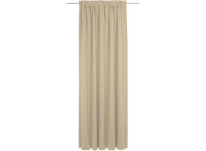 4004567445775 - Vorhang WIRTH Uni Collection Gardinen Gr 285 cm Multifunktionsband 142 cm beige Schlafzimmergardinen nach Maß