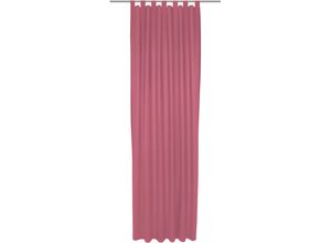 4004567459161 - Vorhang WIRTH Uni Collection Gardinen Gr 175 cm Schlaufen 142 cm pink Schlaufen nach Maß