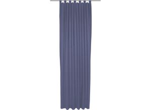 4004567463588 - Vorhang WIRTH Uni Collection Gardinen Gr 275 cm Schlaufen 142 cm blau (royalblau) Schlaufen nach Maß