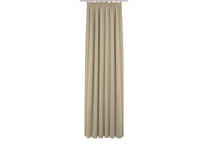 4004567466145 - Vorhang ADAM Uni Collection light beige B142cm H405cm Baumwolle (Bio-Baumwolle) Gardinen Vorhang Uni Collection light aus Bio-Baumwolle Made in Germany