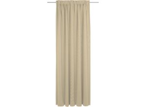 4004567466213 - Vorhang WIRTH Uni Collection light beige Gardinen 205cm Multifunktionsband 142cm Baumwolle (Bio-Baumwolle) nach Maß B142cm H205cm