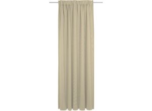 4004567466350 - Vorhang WIRTH Uni Collection light beige Gardinen 345cm Multifunktionsband 142cm Baumwolle (Bio-Baumwolle) nach Maß B142cm H345cm