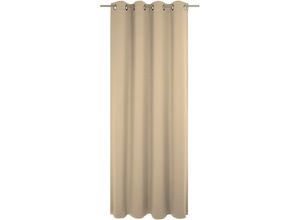 4004567466589 - Vorhang ADAM Vorhang Uni Collection Light aus 100 % Bio-Baumwolle Ösen (1 St) beige B142cm H305cm Baumwolle (Bio-Baumwolle) Gardinen Vorhang Uni Collection Light aus 100% Bio-Baumwolle Ösen (1 St)