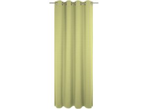4004567469818 - Vorhang WIRTH Uni Collection light grün Gardinen 295cm Ösen 142cm Baumwolle (Bio-Baumwolle) nach Maß B142cm H295cm