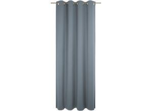 4004567475062 - Vorhang ADAM Vorhang Uni Collection Light aus 100 % Bio-Baumwolle Ösen (1 St) blau (königsblau) B142cm H145cm Baumwolle (Bio-Baumwolle) Gardinen Vorhang Uni Collection Light aus 100% Bio-Baumwolle Ösen (1 St)
