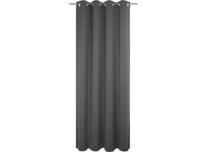 4004567479534 - Vorhang ADAM Vorhang Uni Collection Light aus 100 % Bio-Baumwolle Ösen (1 St) schwarz B142cm H295cm Baumwolle (Bio-Baumwolle) Gardinen Vorhang Uni Collection Light aus 100% Bio-Baumwolle Ösen (1 St)