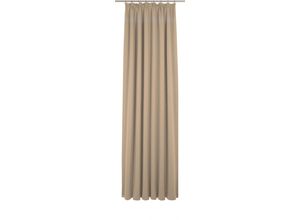 4004567486020 - Vorhang WIRTH Wiessee Gardinen Gr 215 cm Kräuselband 150 cm beige (natur) Kräuselband nach Maß