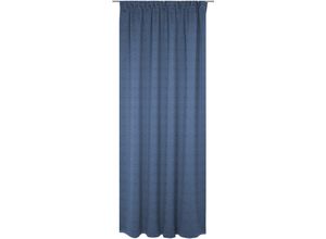 4004567487317 - Vorhang WIRTH Wiessee Gardinen Gr 155 cm Multifunktionsband 150 cm blau Schlafzimmergardinen nach Maß