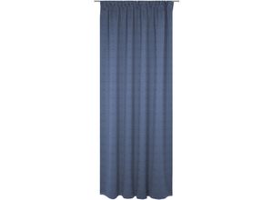 4004567487515 - Vorhang WIRTH Wiessee Gardinen Gr 355 cm Multifunktionsband 150 cm blau Schlafzimmergardinen nach Maß