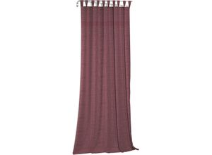 4004567490140 - Vorhang WIRTH Wiessee rosa (altrosa) Gardinen 285cm Schlaufen 150cm Baumwolle Leinen Modal nach Maß B150cm H285cm