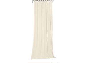 4004567492205 - Vorhang WIRTH Newbury Gardinen Gr 185 cm Schlaufen 130 cm beige (creme) Schlaufen nach Maß