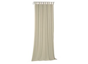 4004567494346 - Vorhang WIRTH Newbury Gardinen Gr 165 cm Schlaufen 130 cm grau (taupe) Schlaufen nach Maß