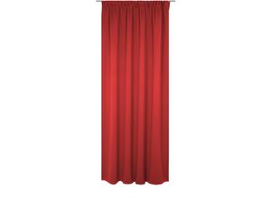 4004567496098 - Vorhang WIRTH Newbury rot Gardinen 295cm Multifunktionsband 130cm Baumwolle Polyester nach Maß B130cm H295cm 4004567496098 - Vorhang WIRTH Newbury rot Gardinen 295cm Multifunktionsband 130cm Baumwolle Polyester nach Maß B130cm H295cm
