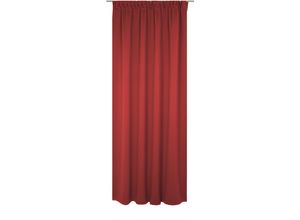 4004567496159 - Vorhang WIRTH Newbury rot Gardinen 355cm Multifunktionsband 130cm Baumwolle Polyester nach Maß B130cm H355cm 4004567496159 - Vorhang WIRTH Newbury rot Gardinen 355cm Multifunktionsband 130cm Baumwolle Polyester nach Maß B130cm H355cm