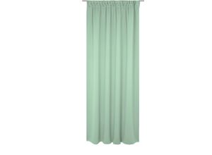 4004567497163 - Vorhang WIRTH Newbury grün (mint) Gardinen 285cm Multifunktionsband 130cm Baumwolle Polyester nach Maß B130cm H285cm