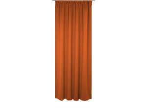 4004567499198 - Vorhang WIRTH Newbury Gardinen Gr 155 cm Multifunktionsband 130 cm orange (terra) Schlafzimmergardinen nach Maß