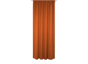 4004567499211 - Vorhang WIRTH Newbury Gardinen Gr 175 cm Multifunktionsband 130 cm orange (terra) Schlafzimmergardinen nach Maß