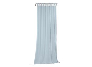 4004567505295 - Vorhang WIRTH Newbury Gardinen Gr 295 cm Schlaufen 130 cm blau (hellblau) Schlaufen nach Maß