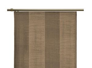 4004567511692 - Schiebegardine WIRTH Niederau Gr 1 braun B60cm H145cm Jacquard Polyacryl Polyester Gardinen