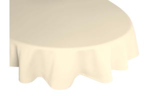 4004567519698 - Tischdecke WIRTH Umea Tischdecken Gr B L 190 cm x 130 cm 1 St oval beige (hellbeige) Tischdecken