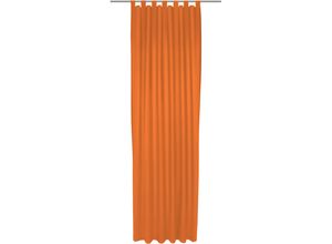 4004567521127 - Vorhang WIRTH Umea Gardinen Gr 175 cm Schlaufen 132 cm orange Schlaufen