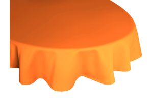 4004567521271 - Tischdecke WIRTH Umea Tischdecken Gr B L 190 cm x 130 cm 1 St oval orange Tischdecken