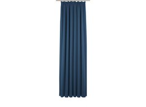 4004567521592 - Vorhang WIRTH Umea Gardinen Gr 225 cm Smokband 132 cm blau (dunkelblau) Smokband