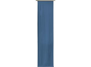 4004567521769 - Schiebegardine WIRTH Umea Gr 3 blau (dunkelblau) B60cm H225cm Jacquard Polyester Gardinen