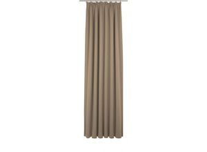 4004567529161 - Vorhang WIRTH Westport Gardinen Gr 175 cm Smokband 132 cm grau (taupe) Smokband