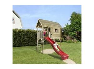 4004581291686 - Weka Spielturm 815 Tabaluga 235 x 125 x 332 cm mit Wellenrutsche