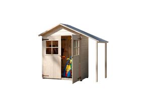 4004581443177 - Garten- Terrassenschrank 357 Gr2 246x105 Zubehör aus Holz mit 14 mm Wandstärke inklusive Schleppdach - Naturbelassen - Weka 4004581443177 - Garten- Terrassenschrank 357 Gr2 246x105 Zubehör aus Holz mit 14 mm Wandstärke inklusive Schleppdach - Naturbelassen - Weka